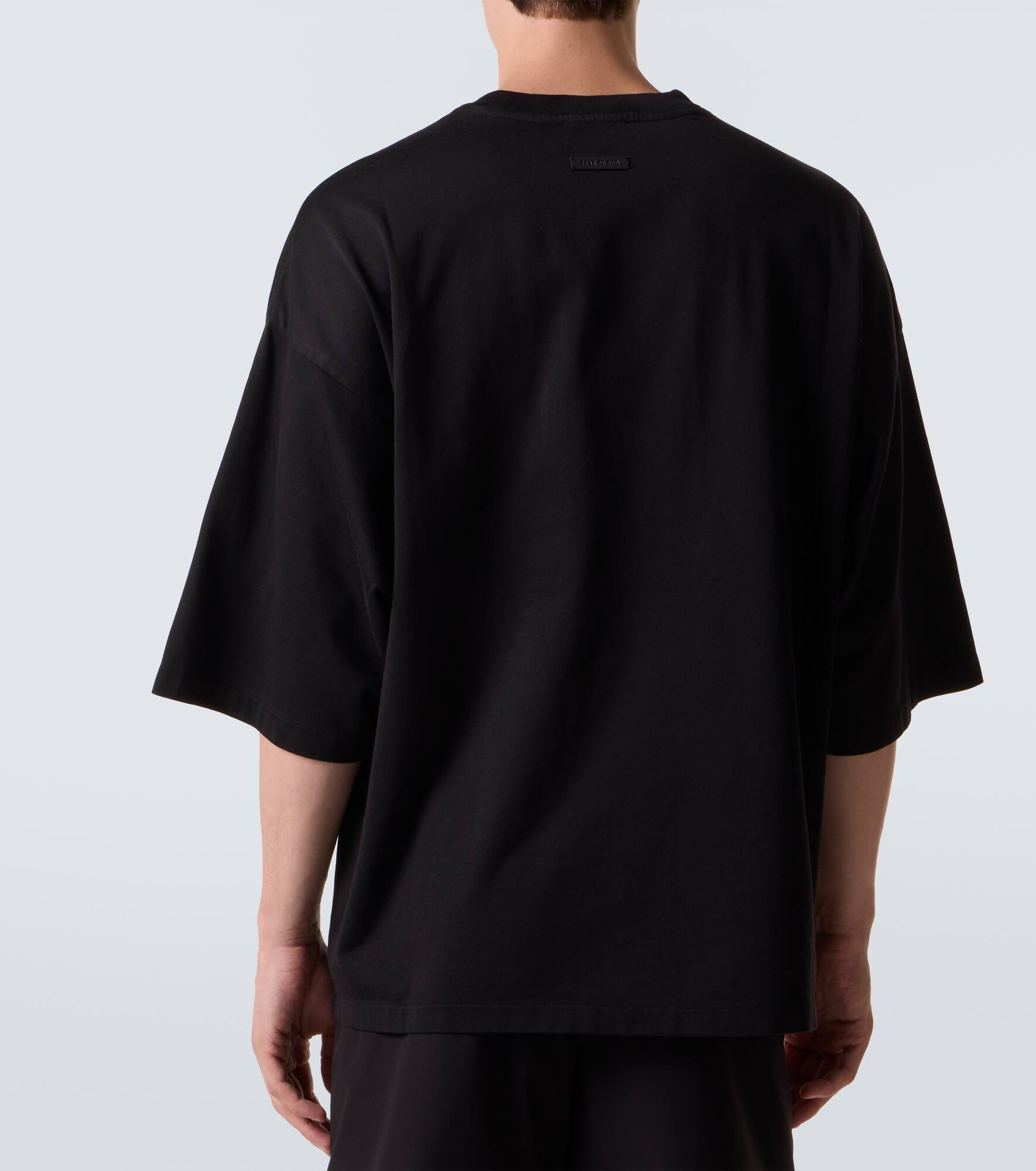 Cotton-blend jersey T-shirt - 4