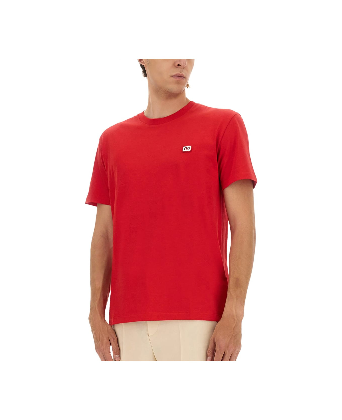 T-shirt With Signature Vlogo - 4