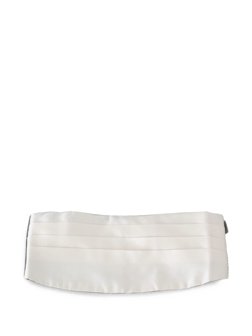 pleated silk cummerbund - 1