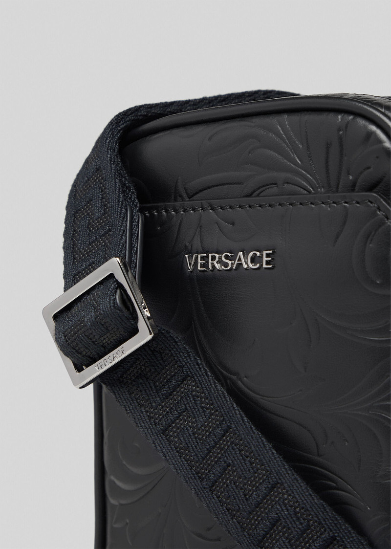 Embossed Barocco Cross Body Bag 6