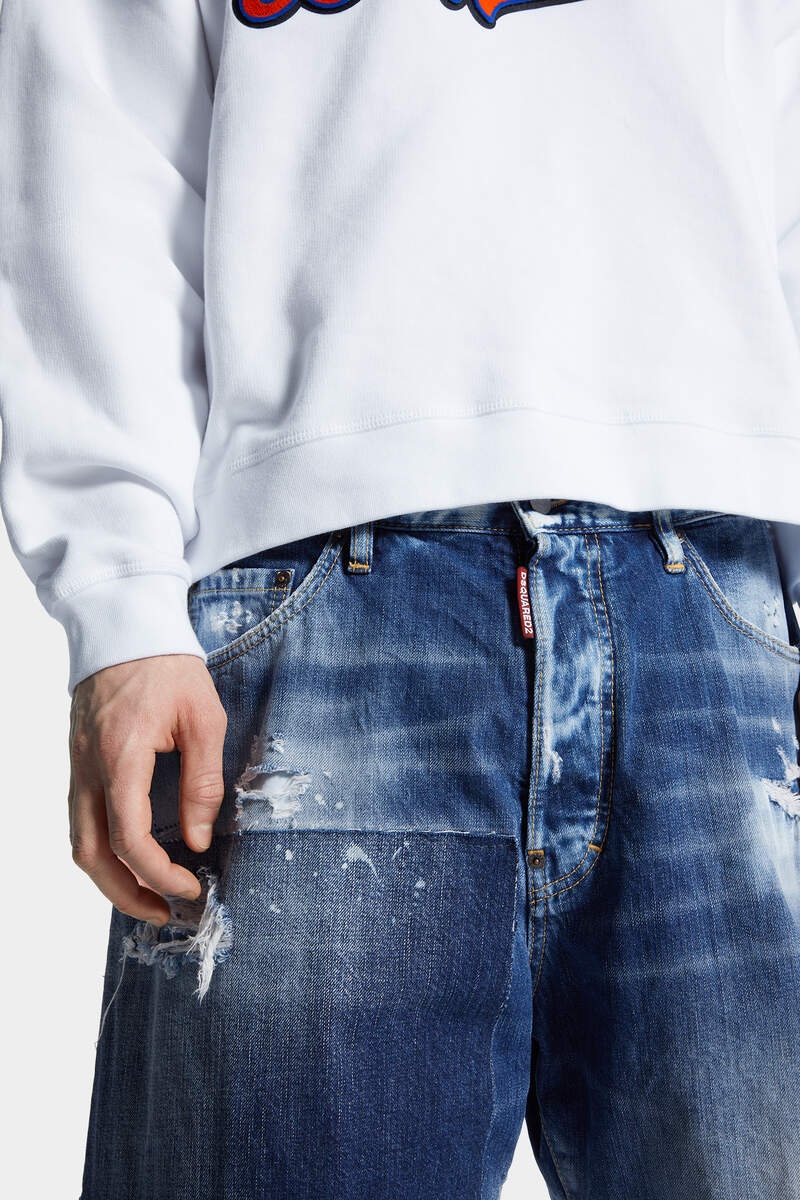 MEDIUM RIPPED WASH BOXER SHORTS - 5