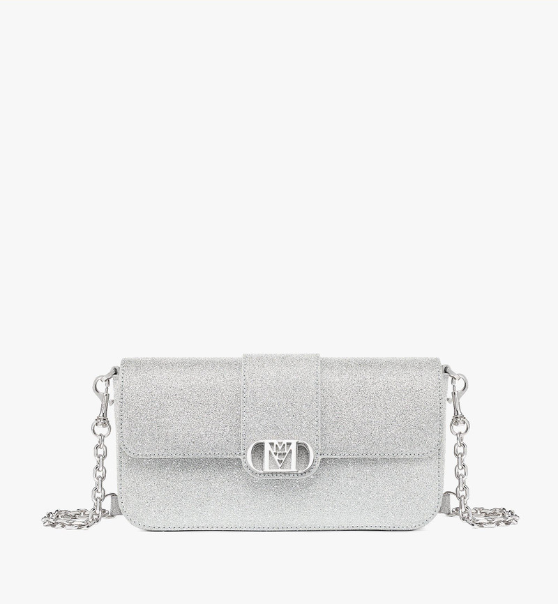 Mode Travia Shoulder Bag in Glitter Leather 1