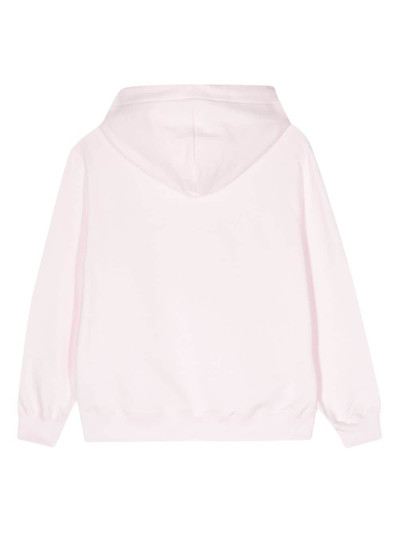 Lanvin logo-print cotton hoodie outlook