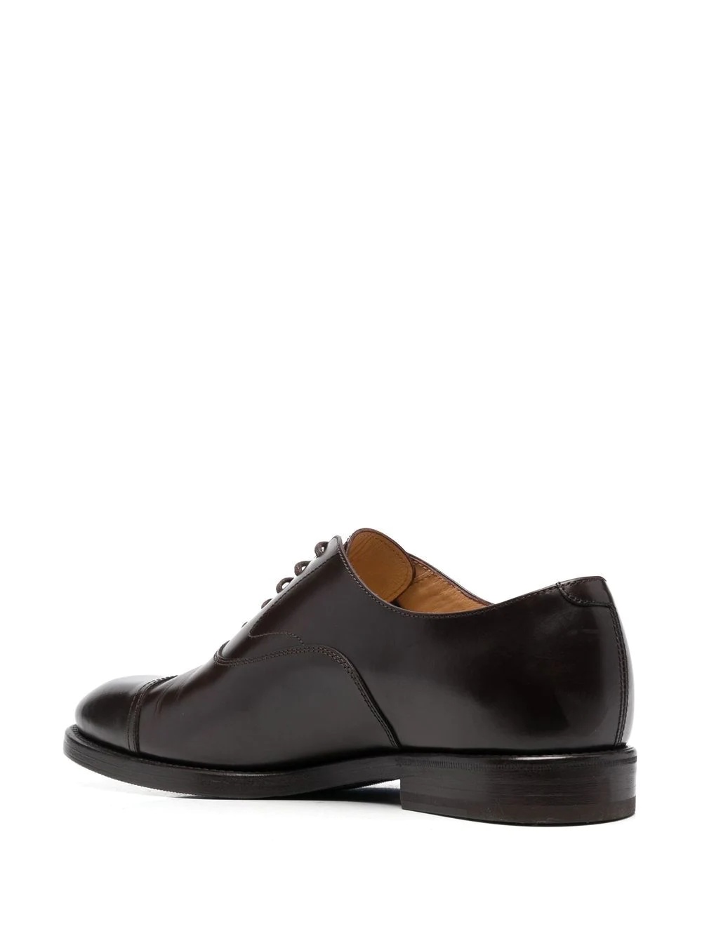 lace-up leather Oxford shoes - 3