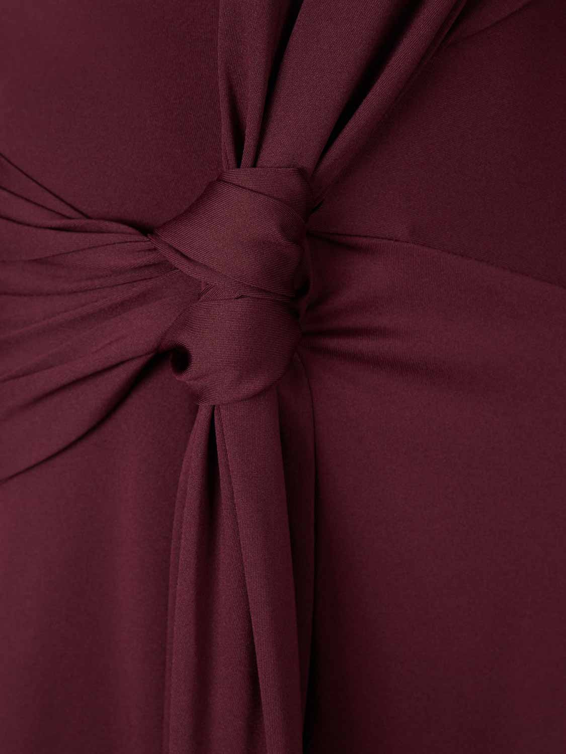 DRAPED MIDI DRESS - 4