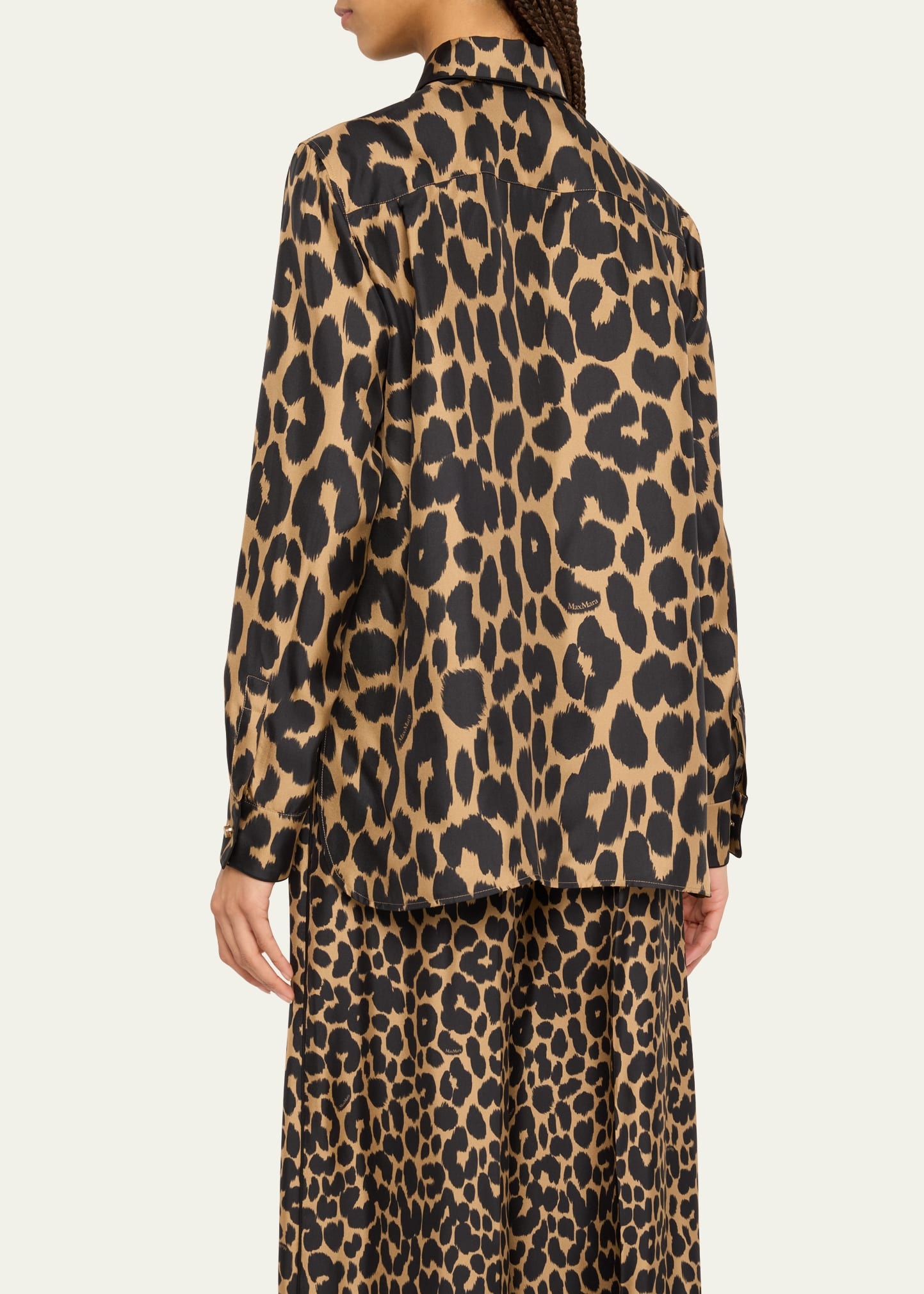 Etna Leopard Print Button-Front Shirt - 3