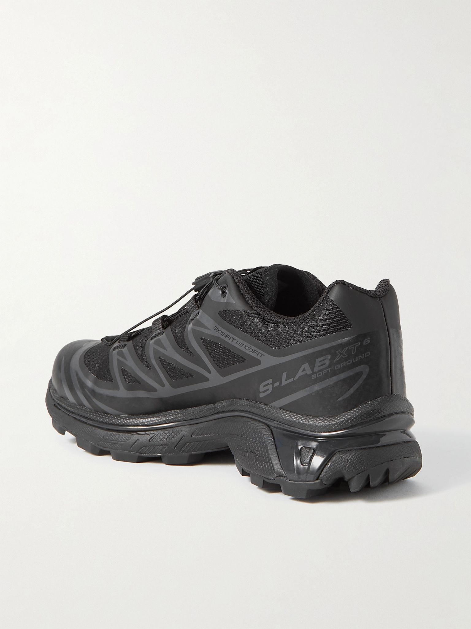 XT-6 rubber-trimmed mesh sneakers Black - 3