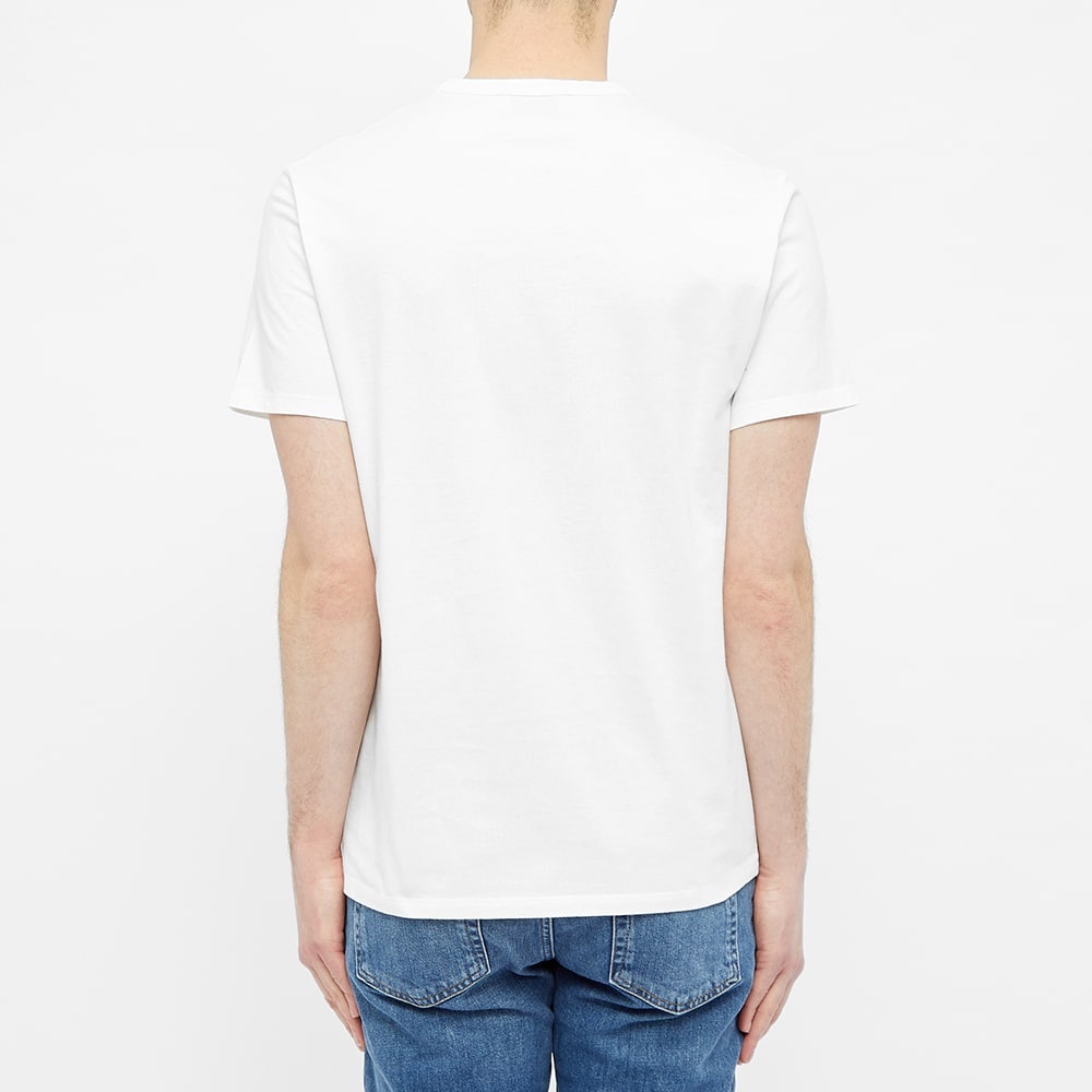 Maison Kitsuné Rainbow Profile Fox Embroidered Tee - 4