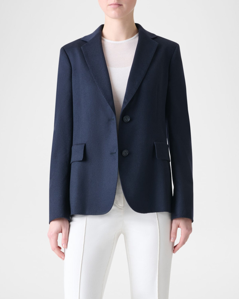 AKRIS Single-Breasted Cashmere Jacket outlook