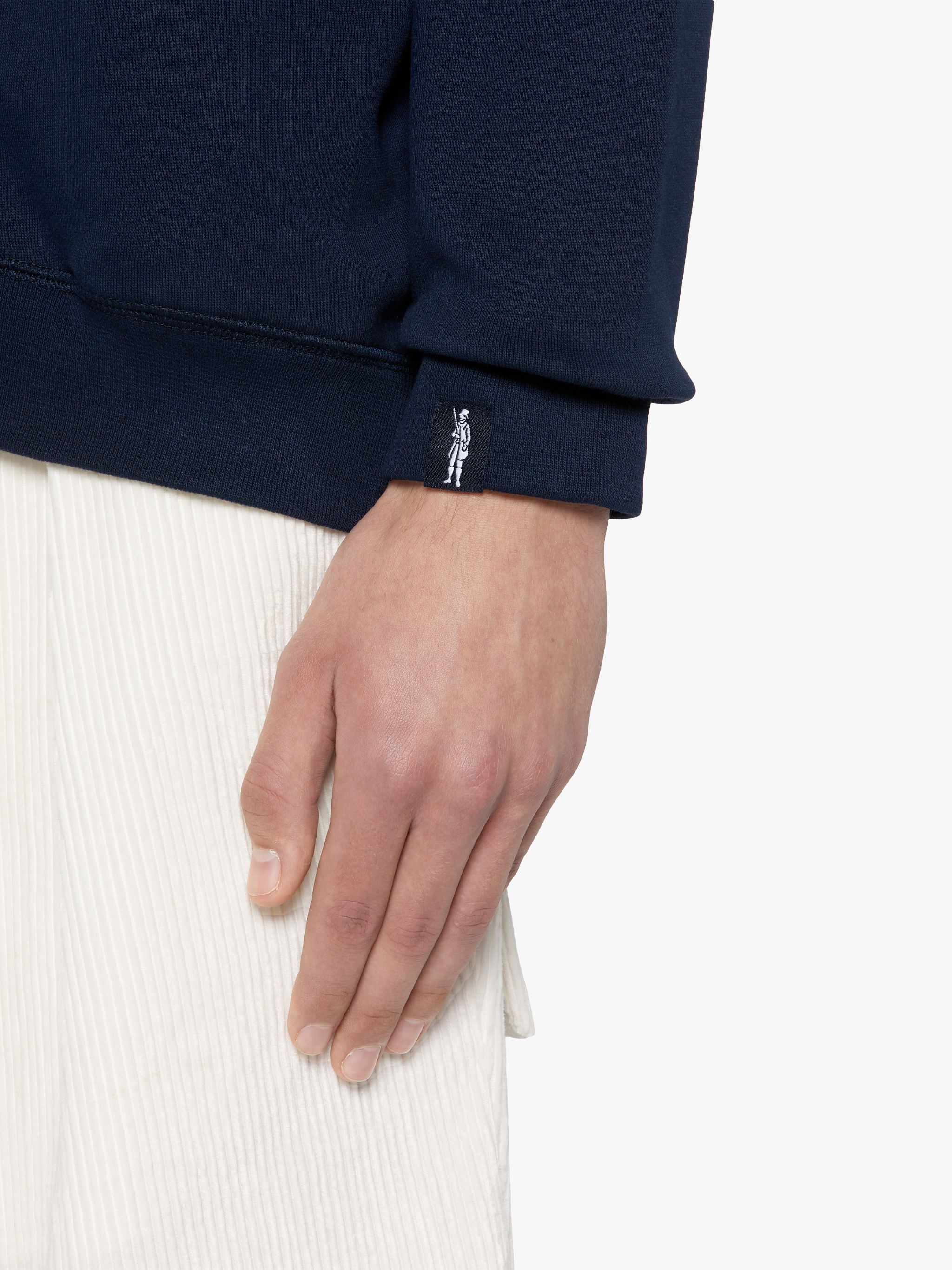 NAVY X PINK COTTON CREW NECK SWEATSHIRT | GJM-207 - 6