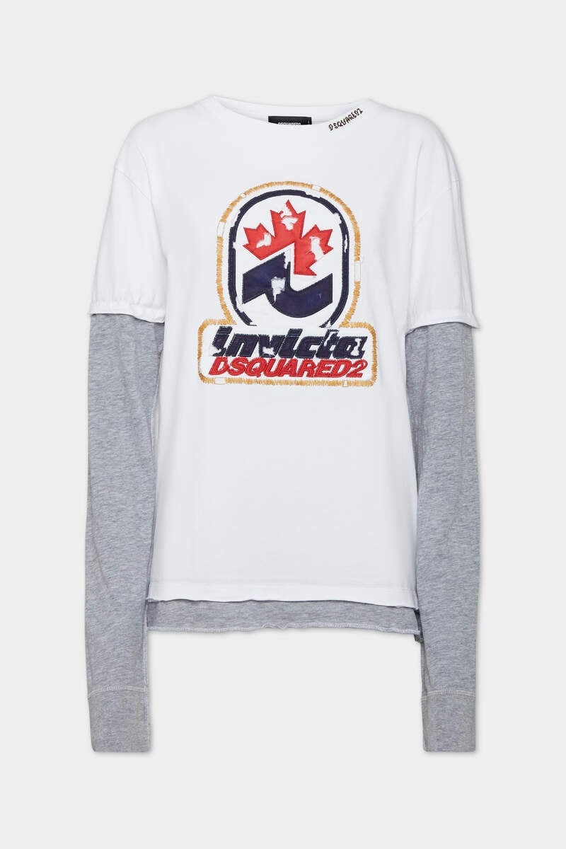 WASHED AND DESTROYED INVICTA LONG SLEEVED T-SHIRT 1