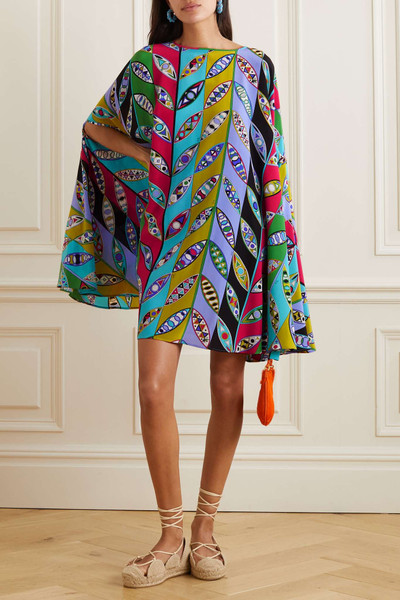 PUCCI Girandole printed silk crepe de chine kaftan outlook