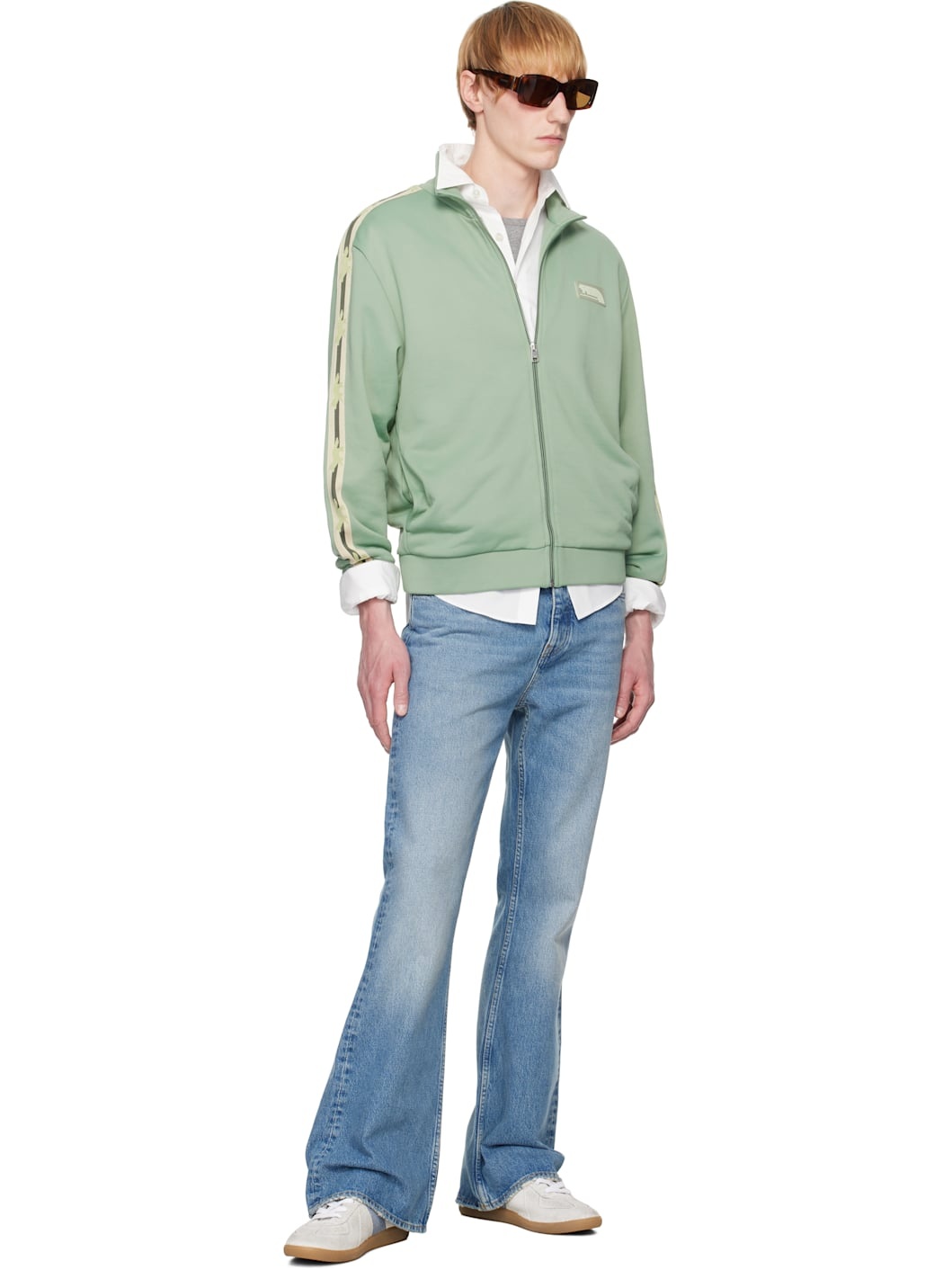 Green Flash Fox Zipped Track Jacket - 5