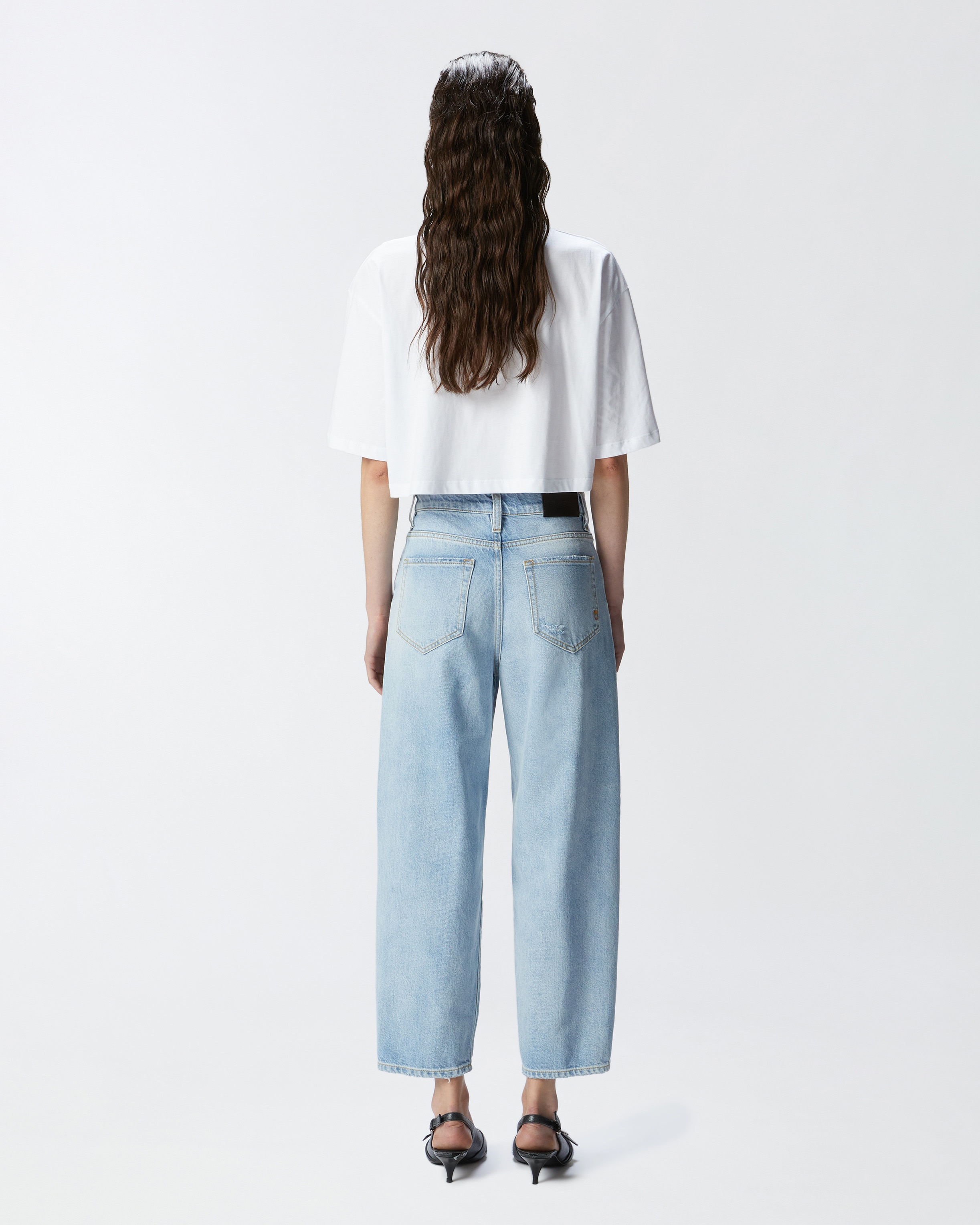 JEANS WITH RELAXED RIPS - 4