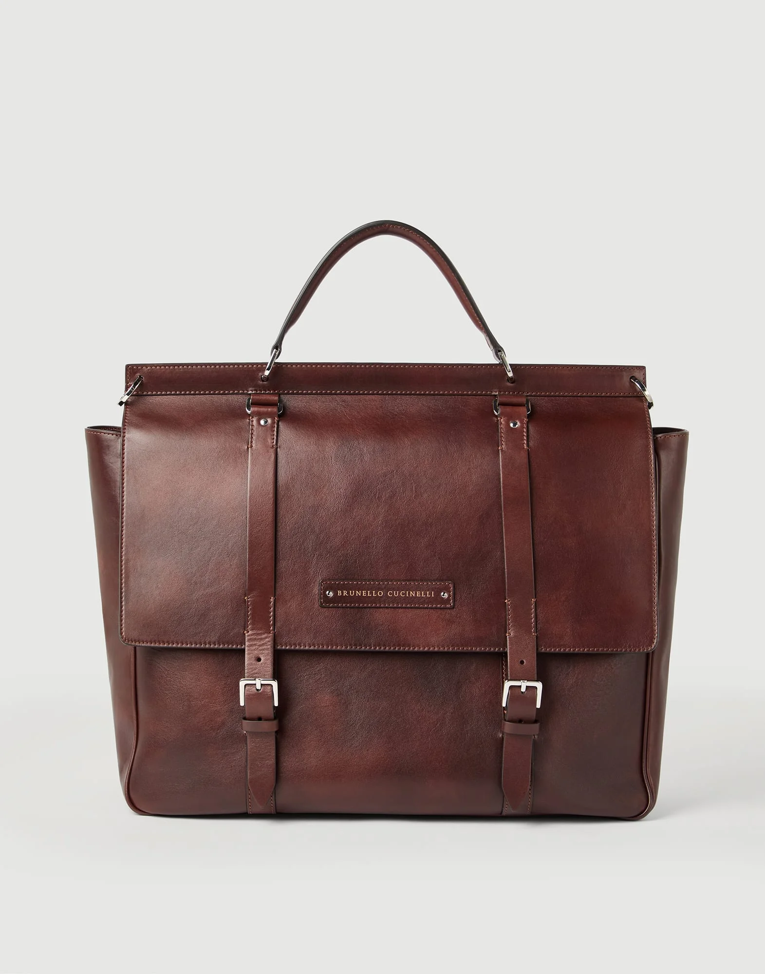 Calfskin casual briefcase - 1