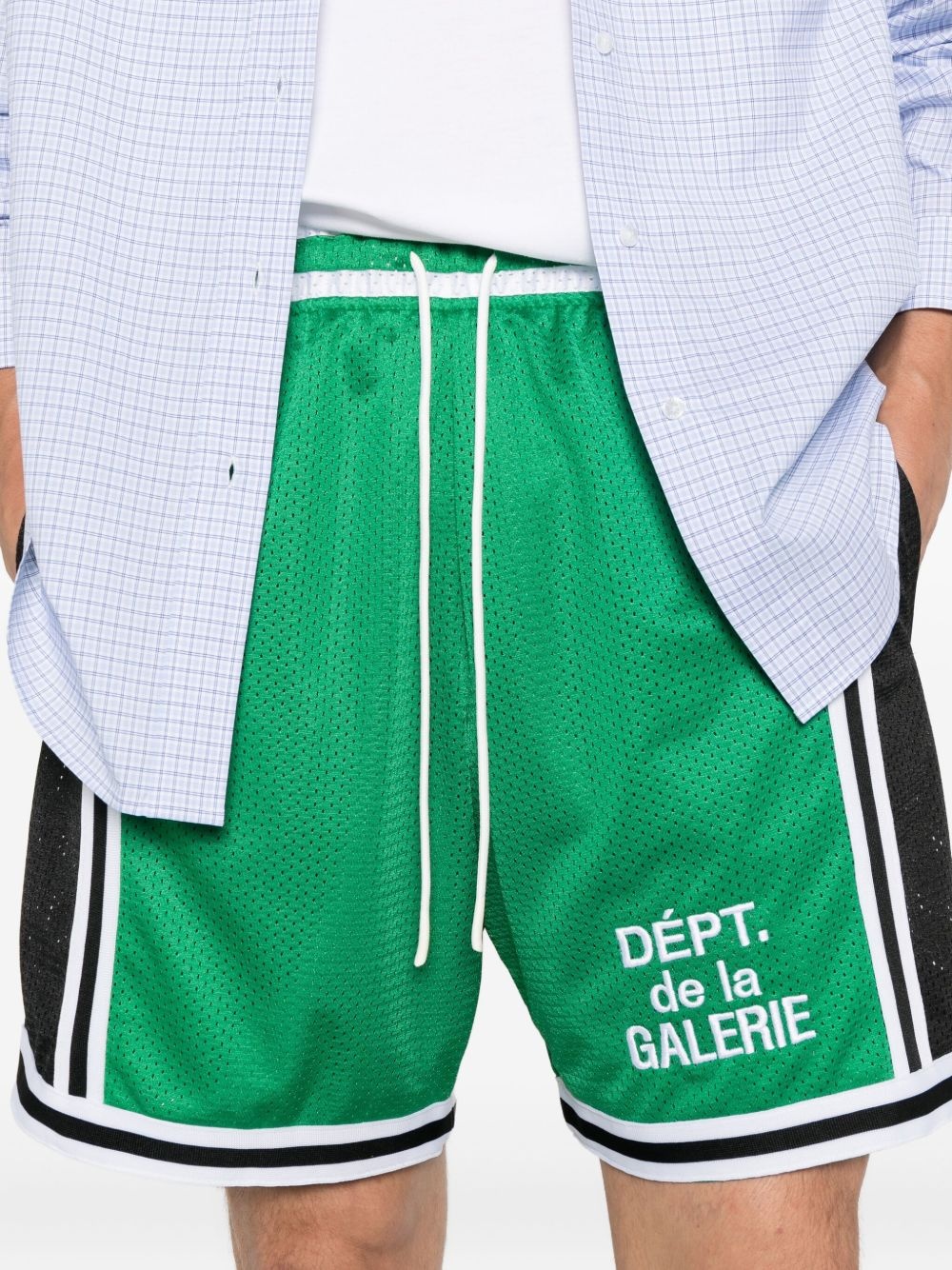 French-logo mesh shorts - 5