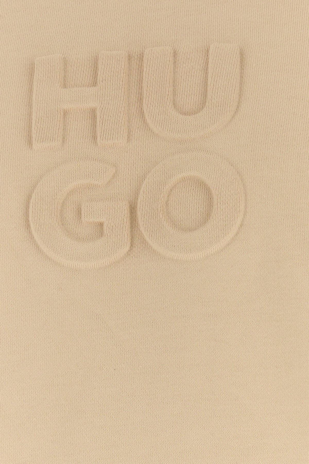 Beige cotton sweatshirt - 3