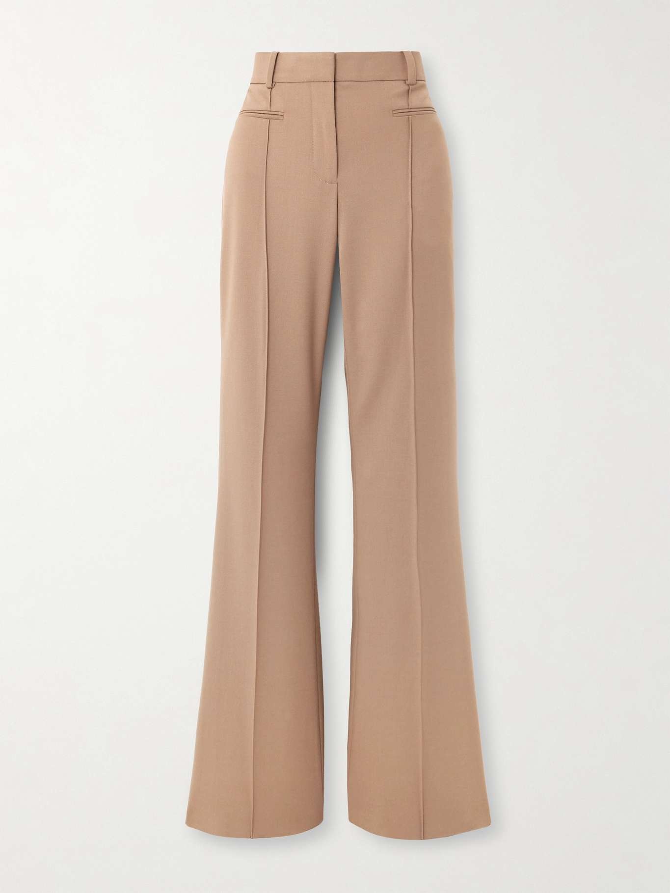 Stretch-twill straight-leg pants - 1