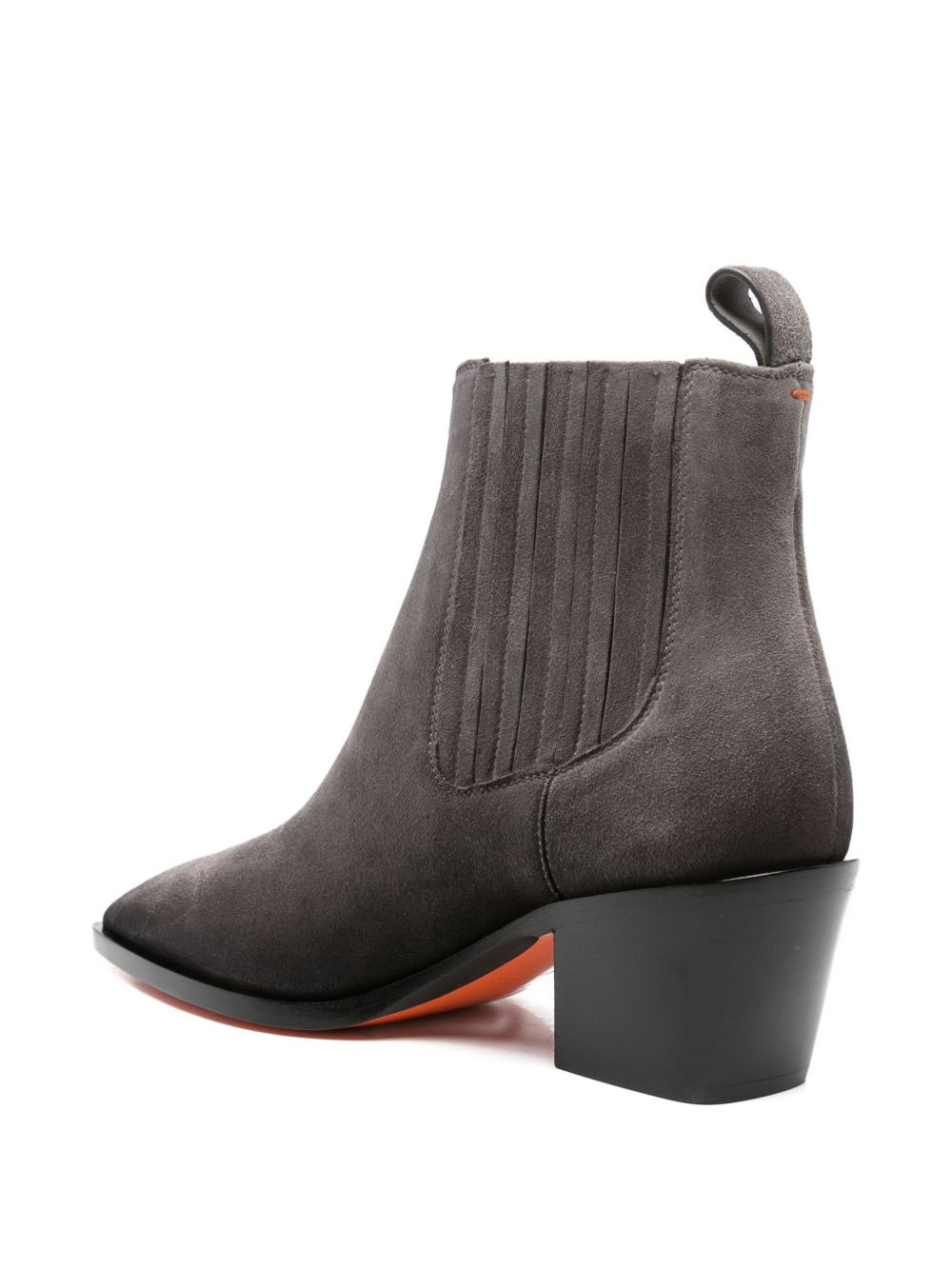 60mm pointed-toe suede Chelsea boots - 3
