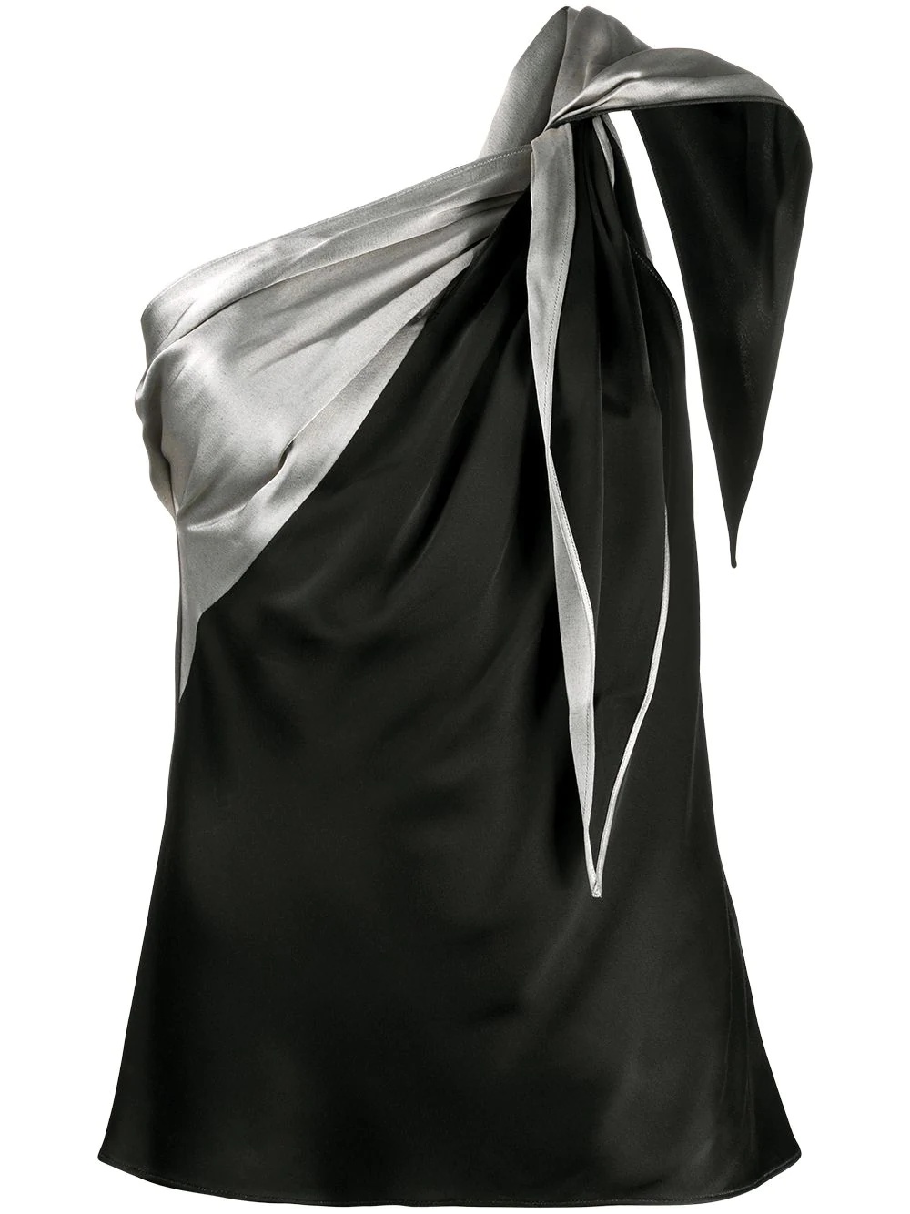 front tie draped vest - 1