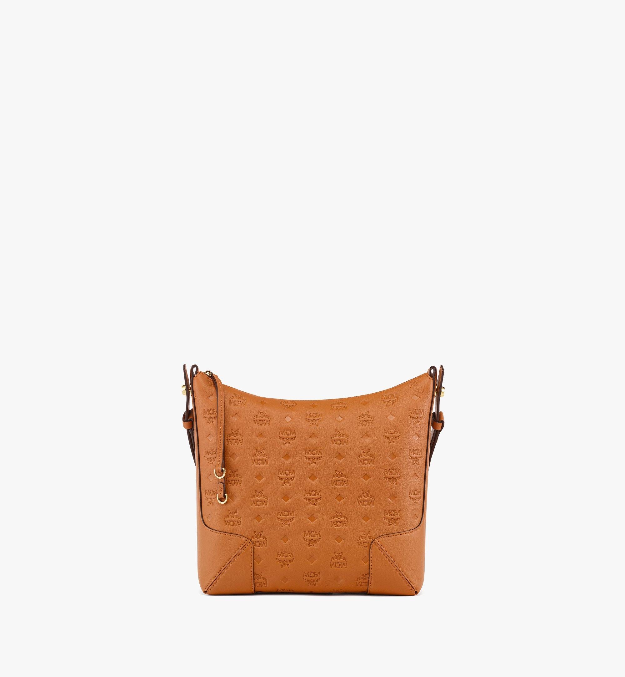 Aren Hobo in Embossed Monogram Leather - 1