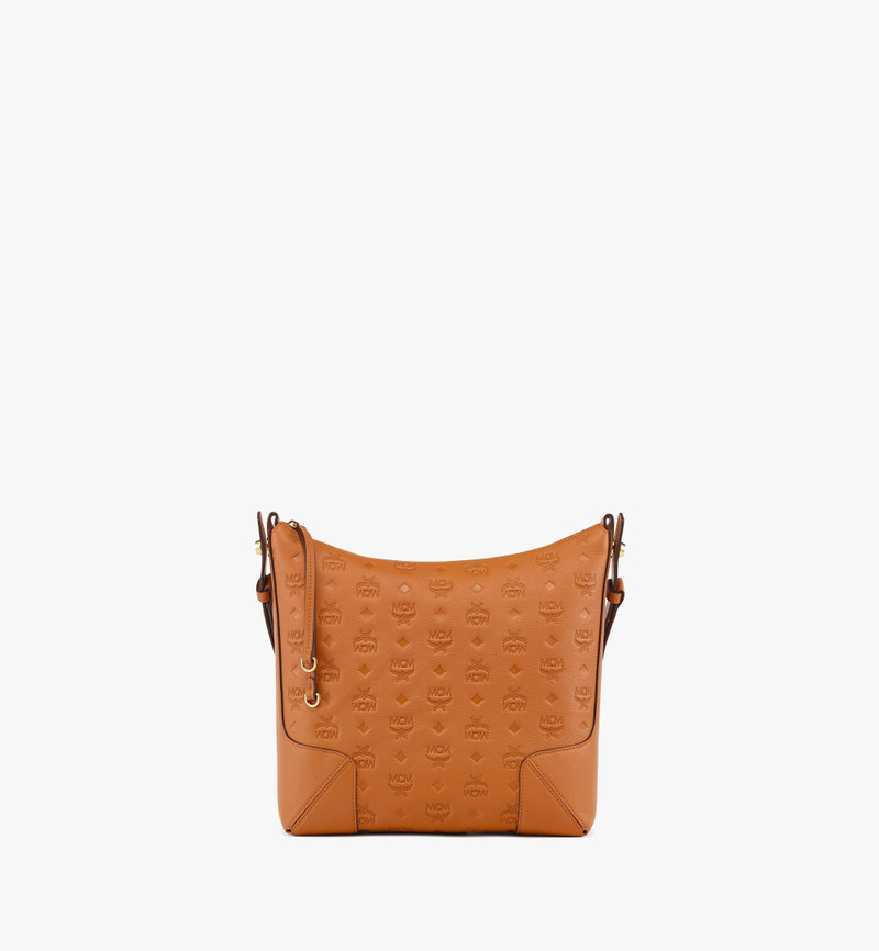Aren Hobo in Embossed Monogram Leather 1