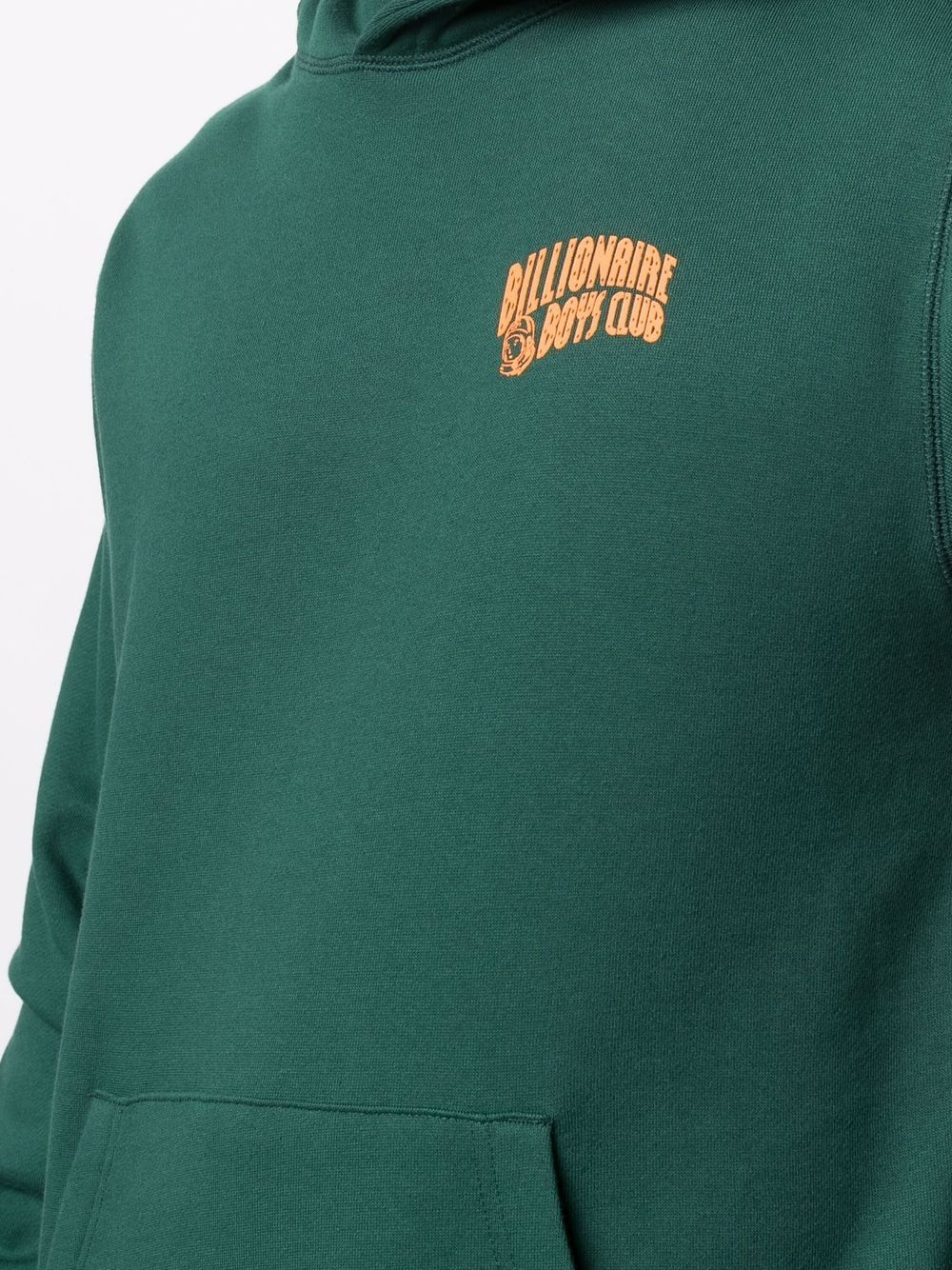 logo-print cotton hoodie - 5