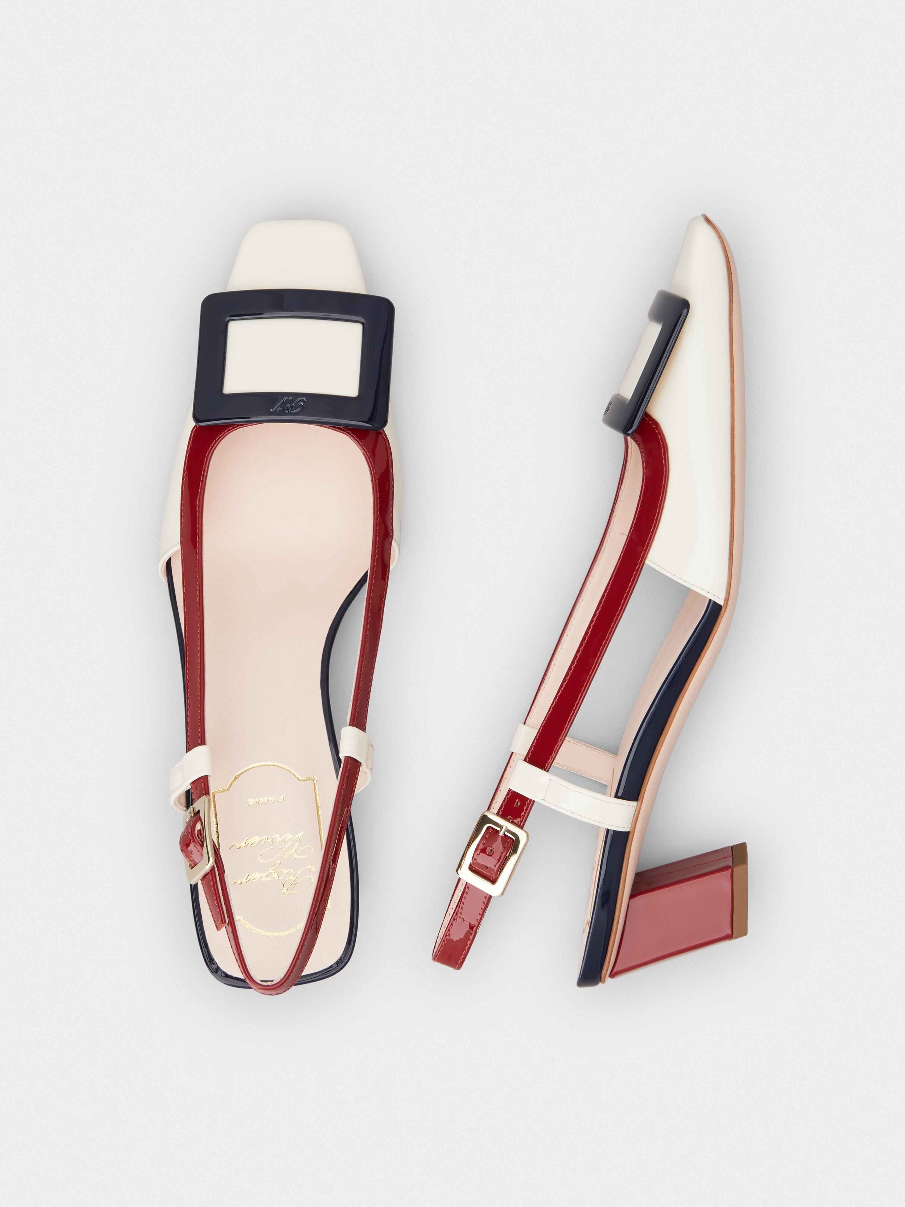 Belle Vivier Slingback Pumps in patent leather - 4