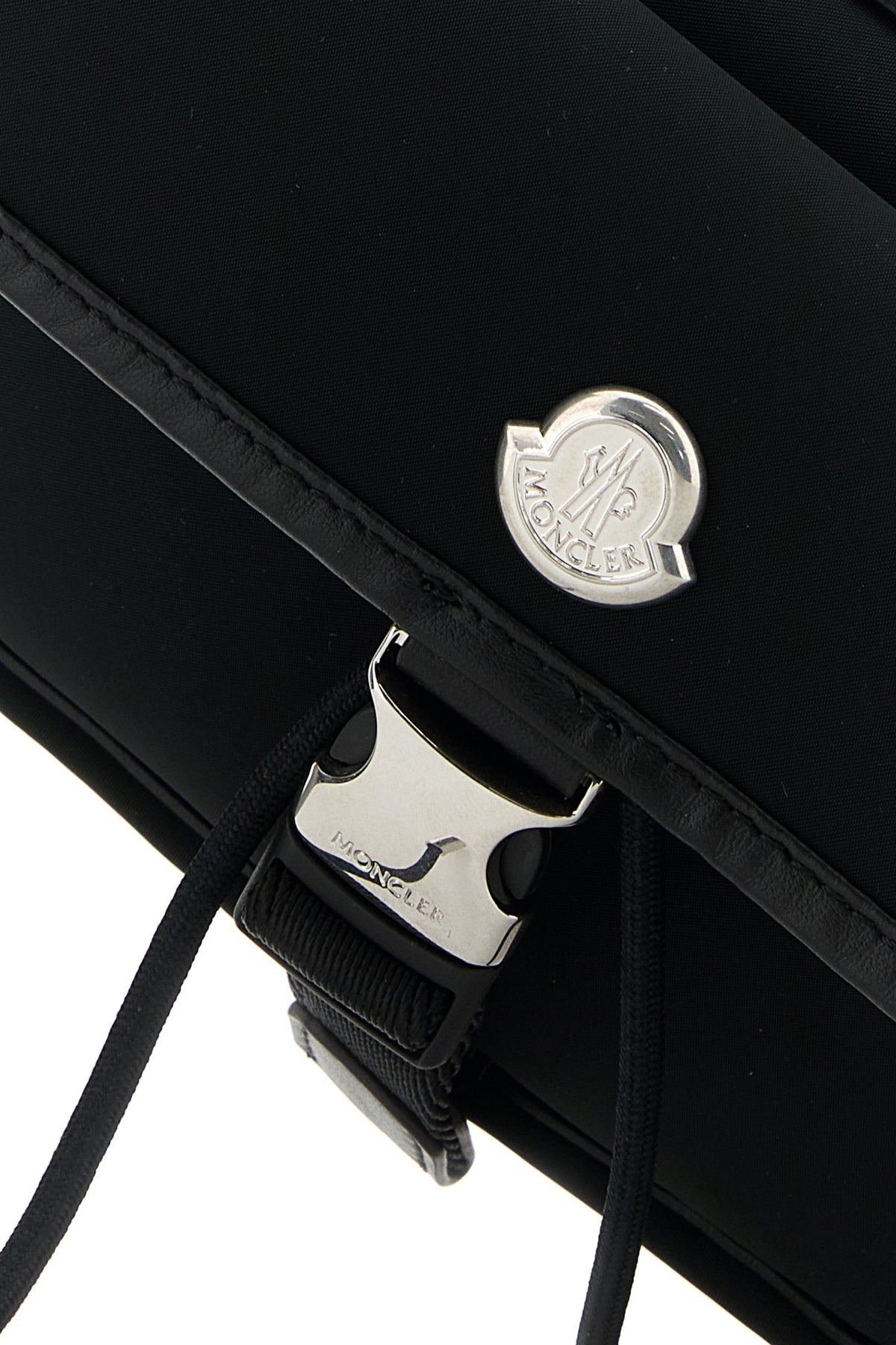 Black canvas New Trick crossbody bag - 4