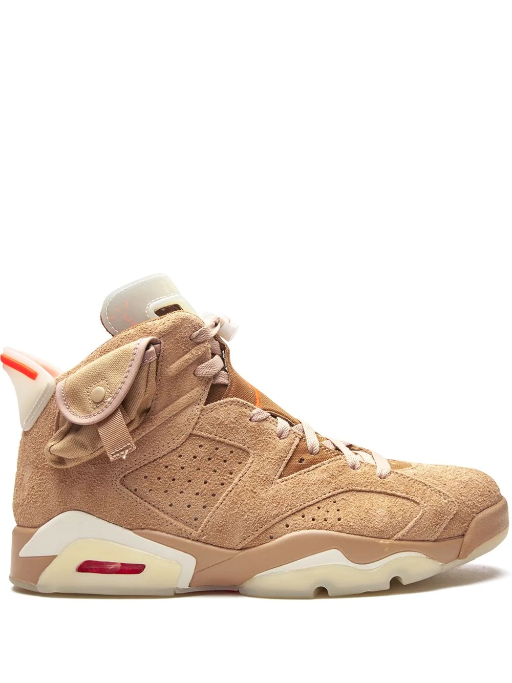 x Travis Scott Air Jordan 6 Retro 'British Khaki' sneakers - 1