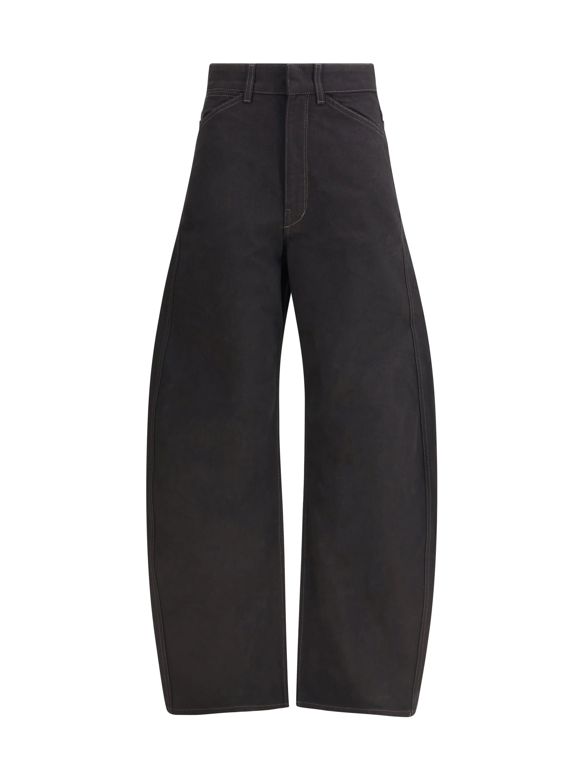 Lemaire Barrel Pants Black Women - 1