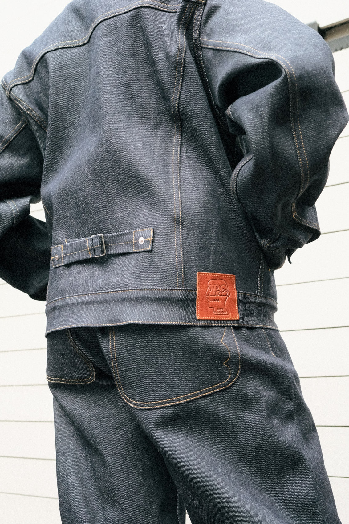 Brain Dead x A.P.C. Selvedge Trucker Jacket - Indigo - 8