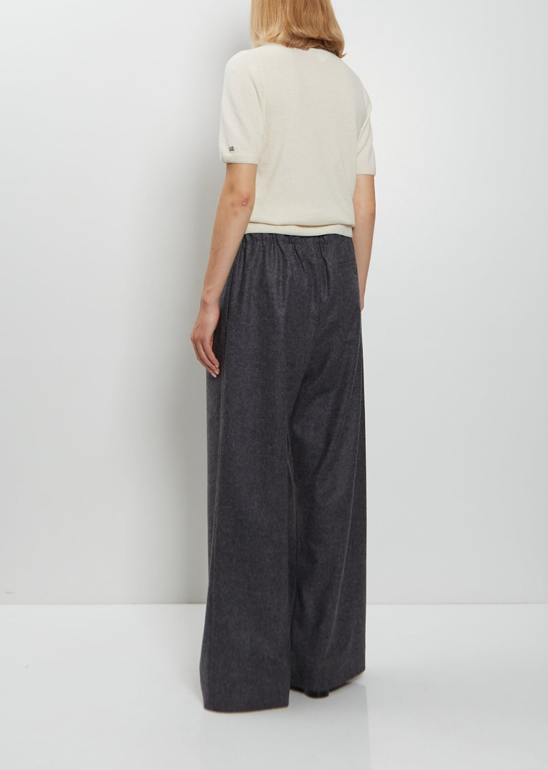 META CAMPANIA COLLECTIVE Trace Pleated Felted Wool Trousers outlook