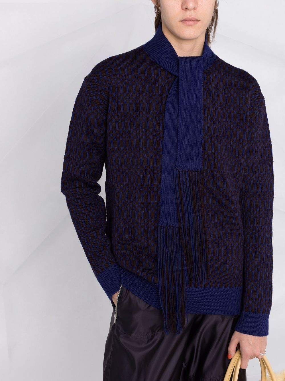 intarsia-knit jumper - 5