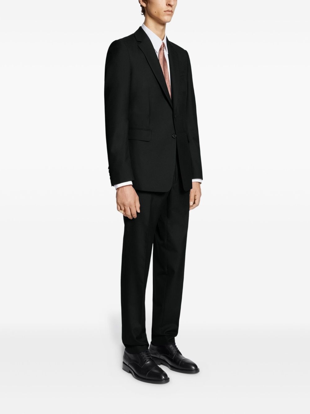 wool slim-fit suit - 3
