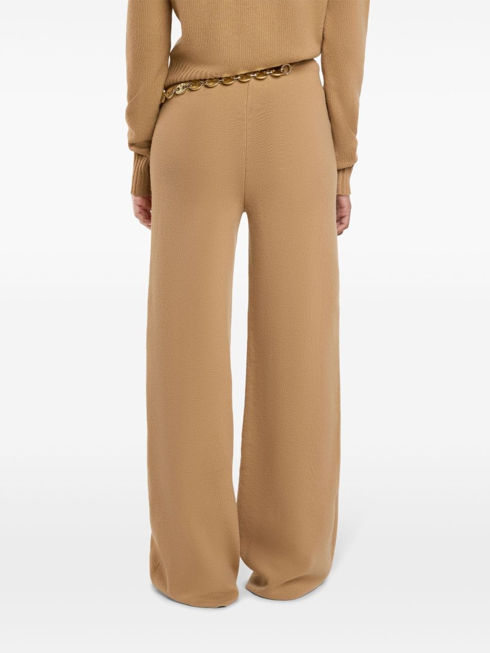 belted knit trousers - 6