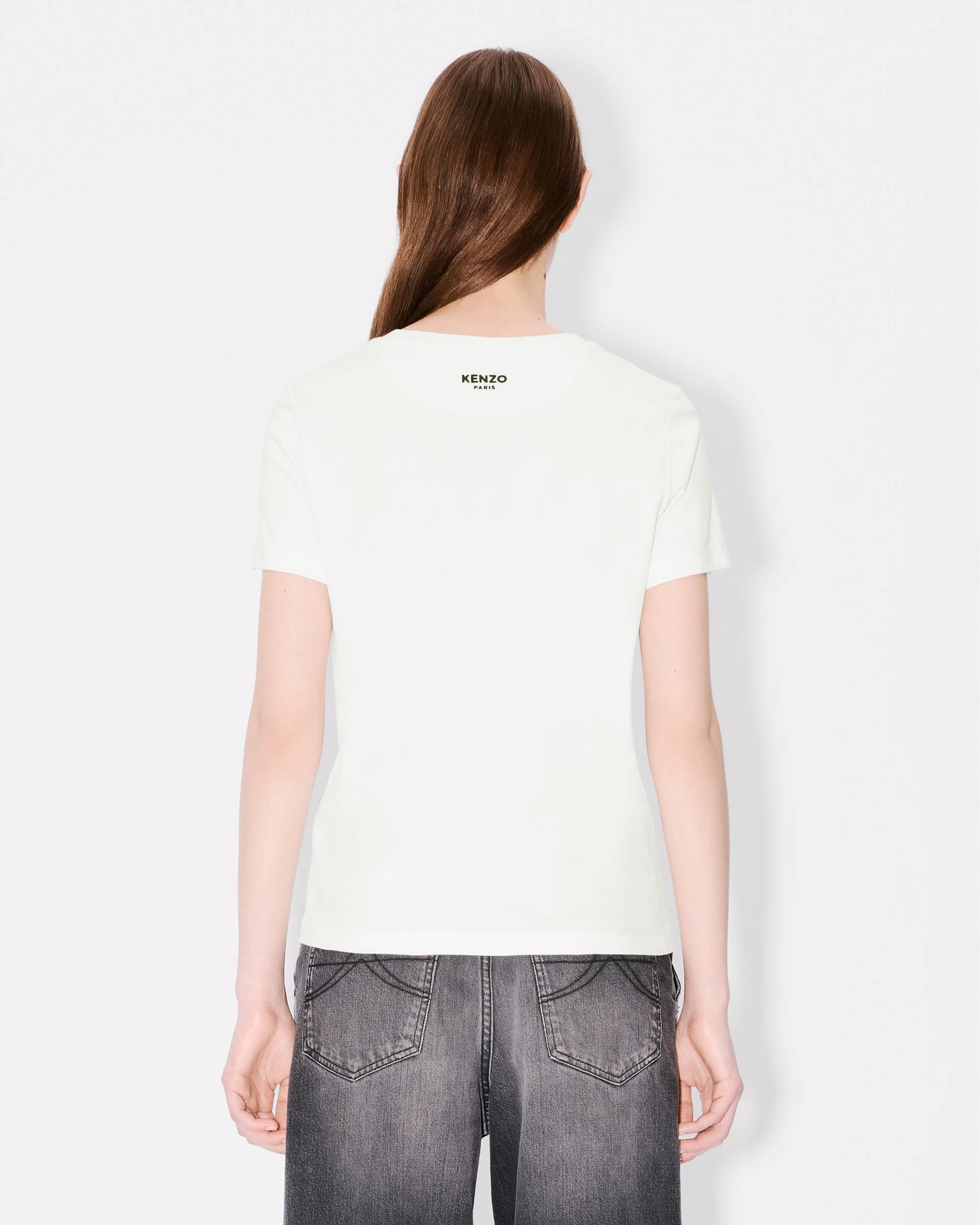 'Boke Flower' embroidered T-shirt in cotton - 4