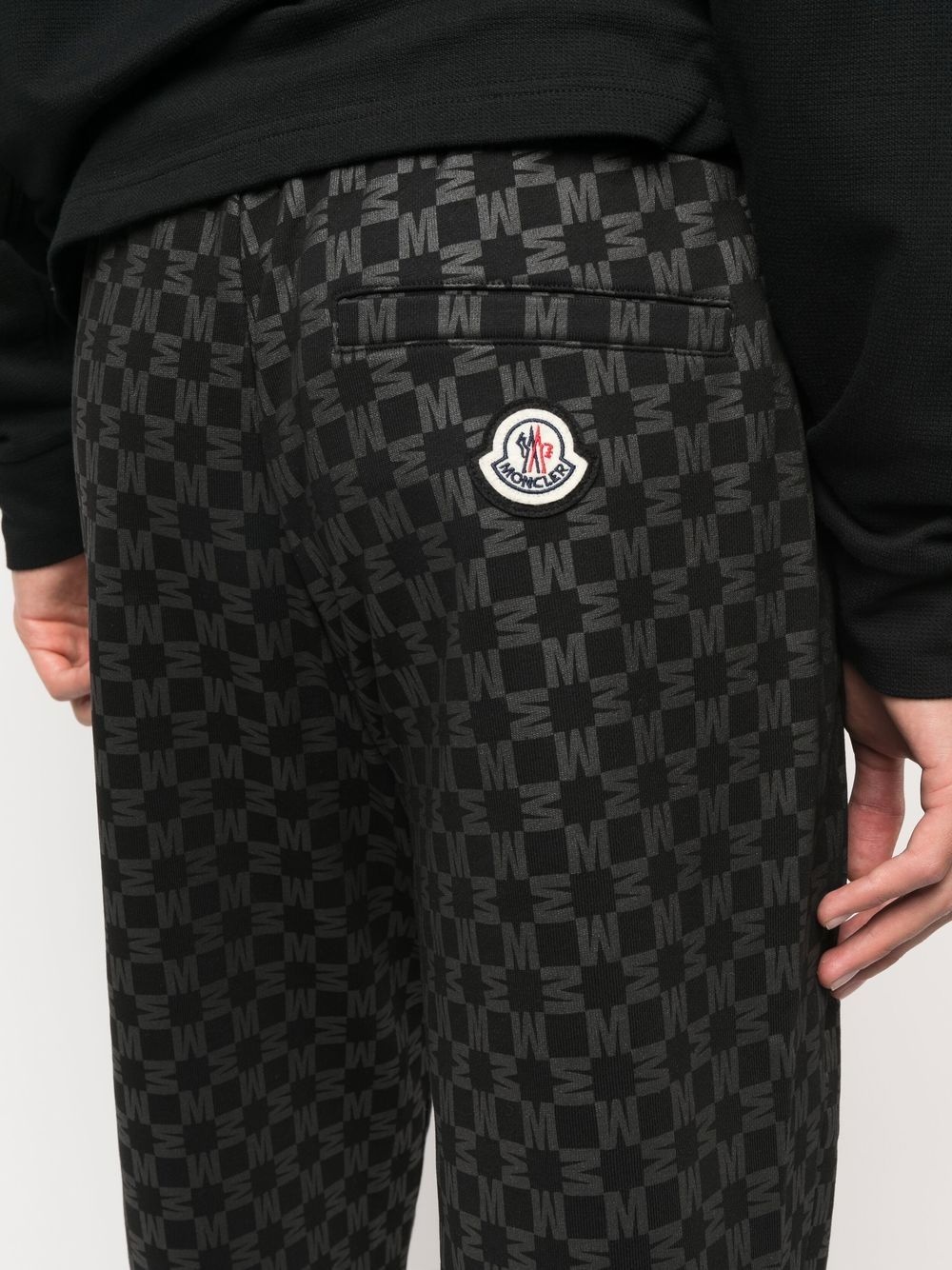 monogram-print track pants - 5