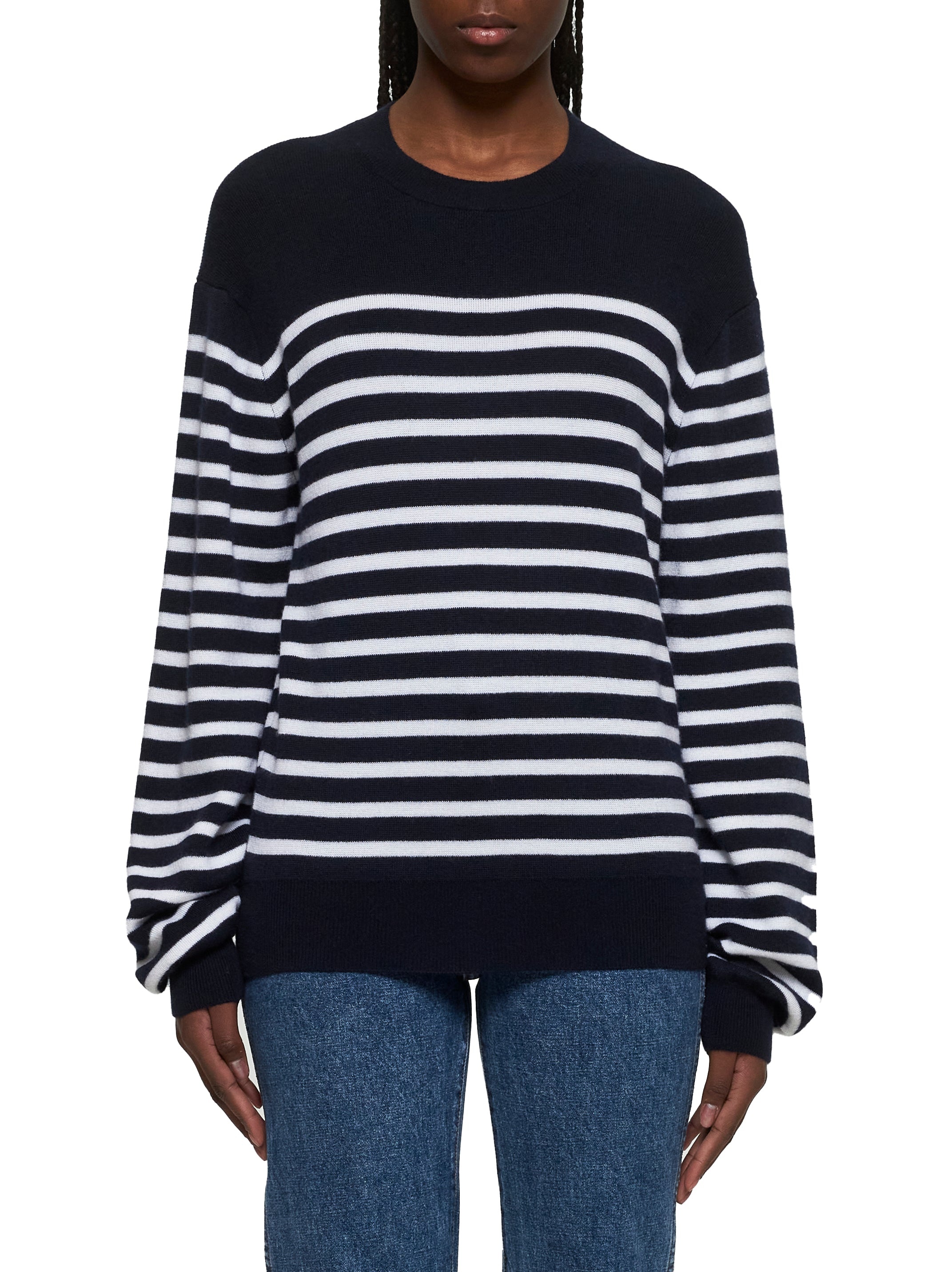 Striped cashmere Viola sweater - 3