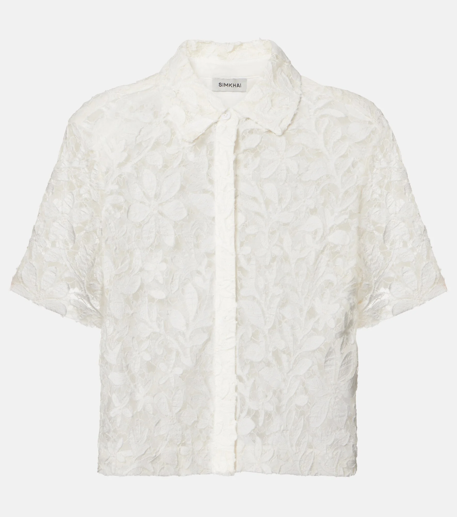 Cotton lace shirt - 1