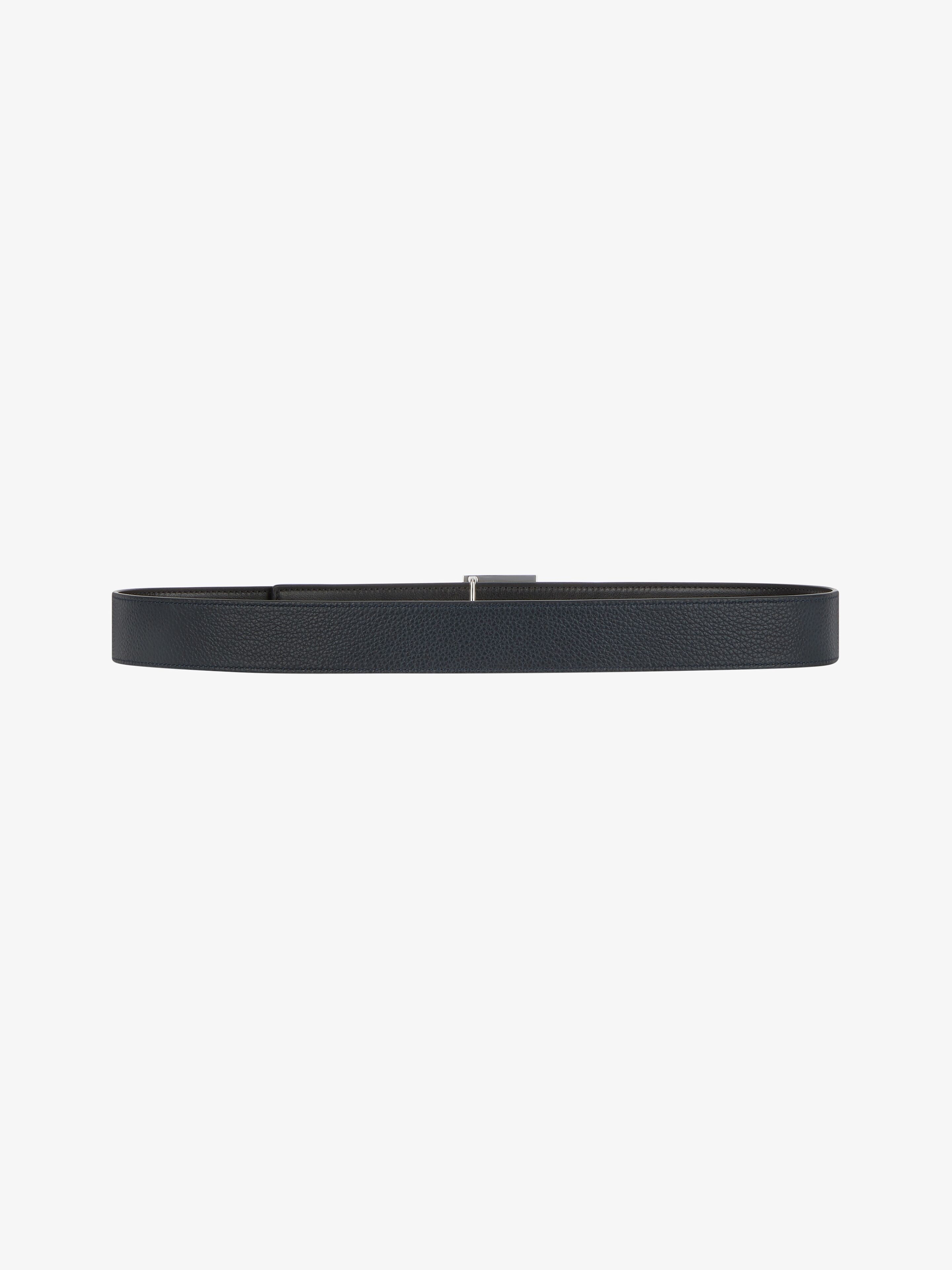 4G REVERSIBLE BELT IN LEATHER - 4