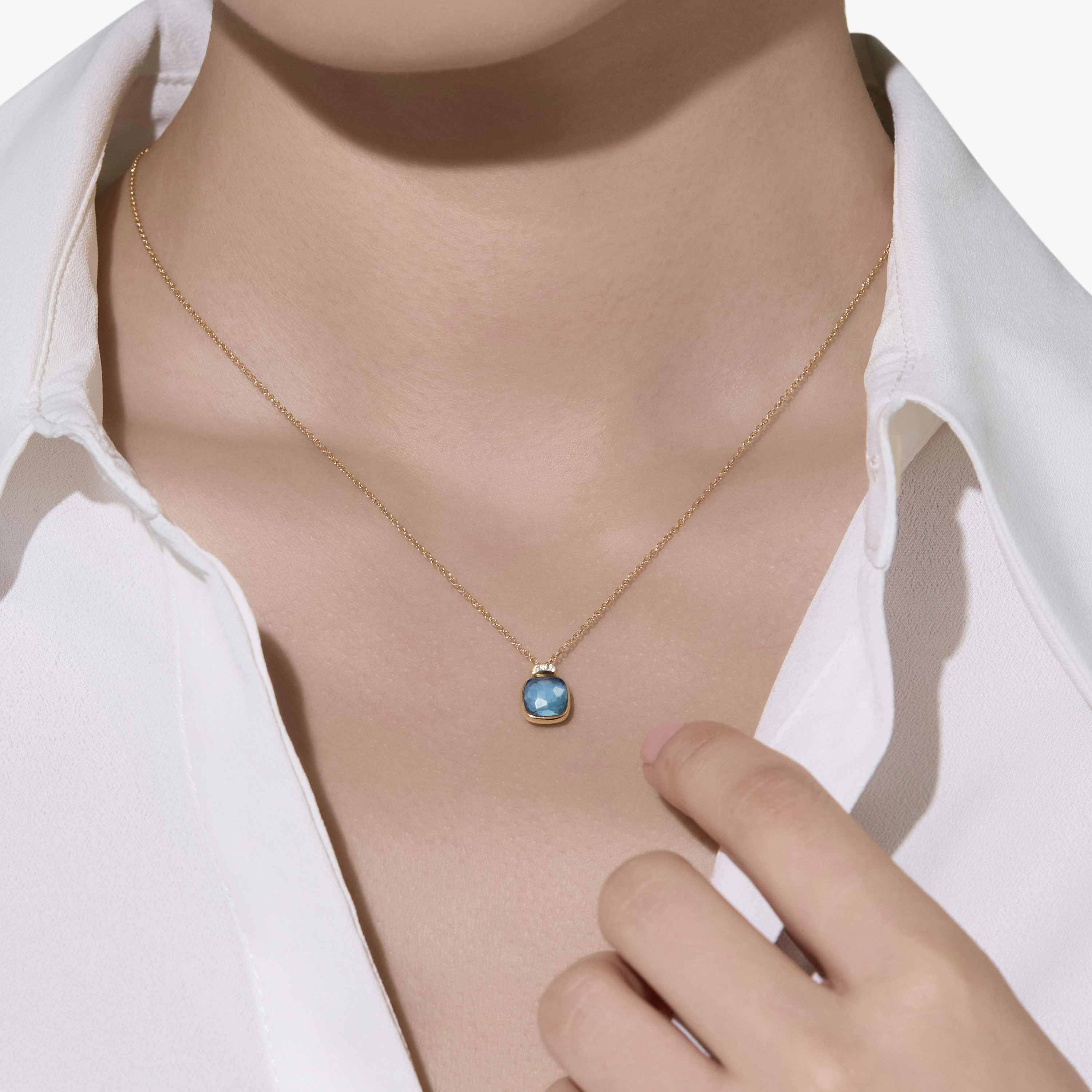 Nudo Mini Necklace With Pendant - 4