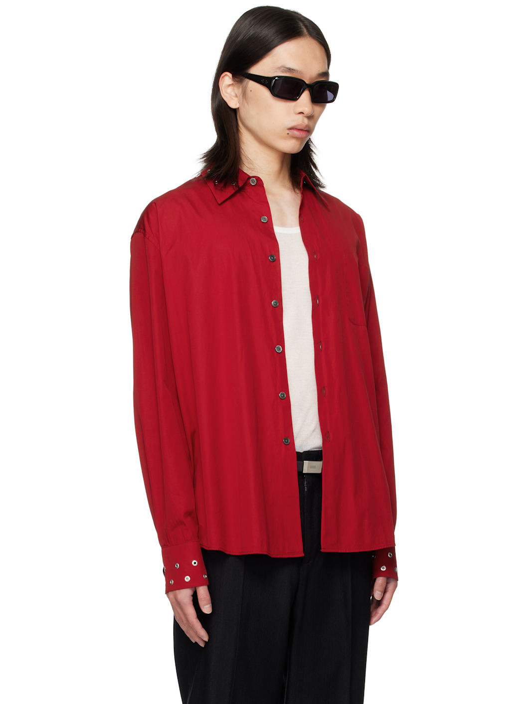 Red Above Shirt - 2