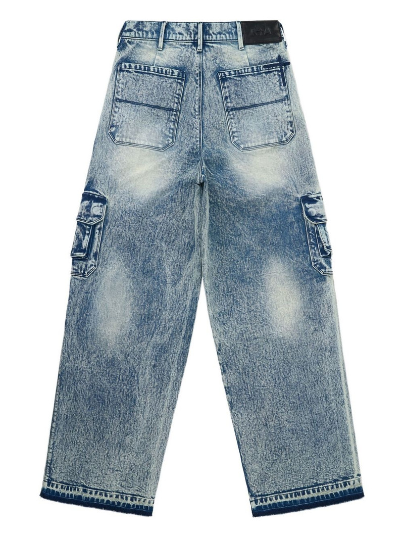 RTA acid-wash cargo jeans outlook