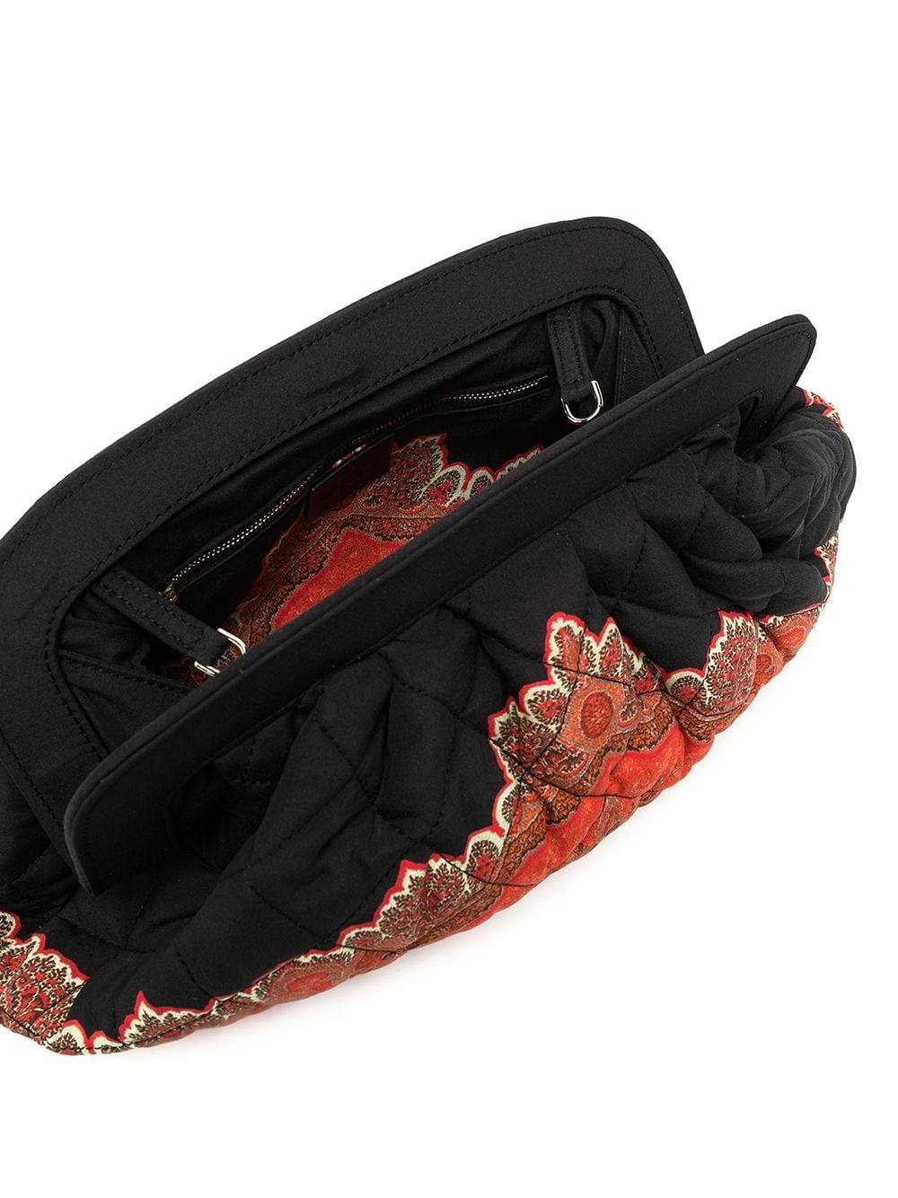 quilted paisley clutch - 5