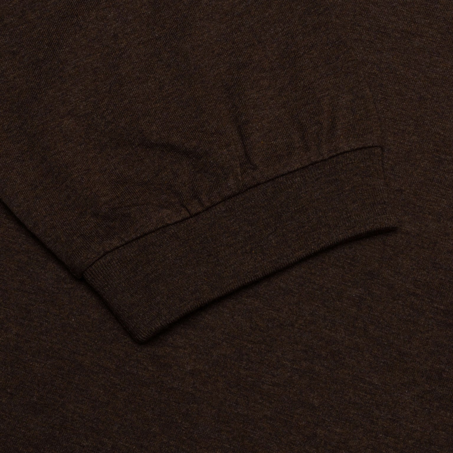 ESSENTIALS L/S TEE - HEATHER WOOD - 5