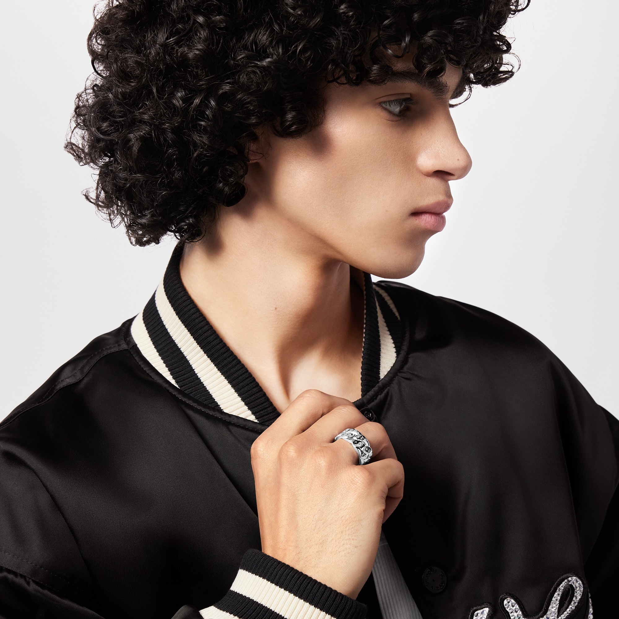 LV Mosaic Cuban Ring - 3