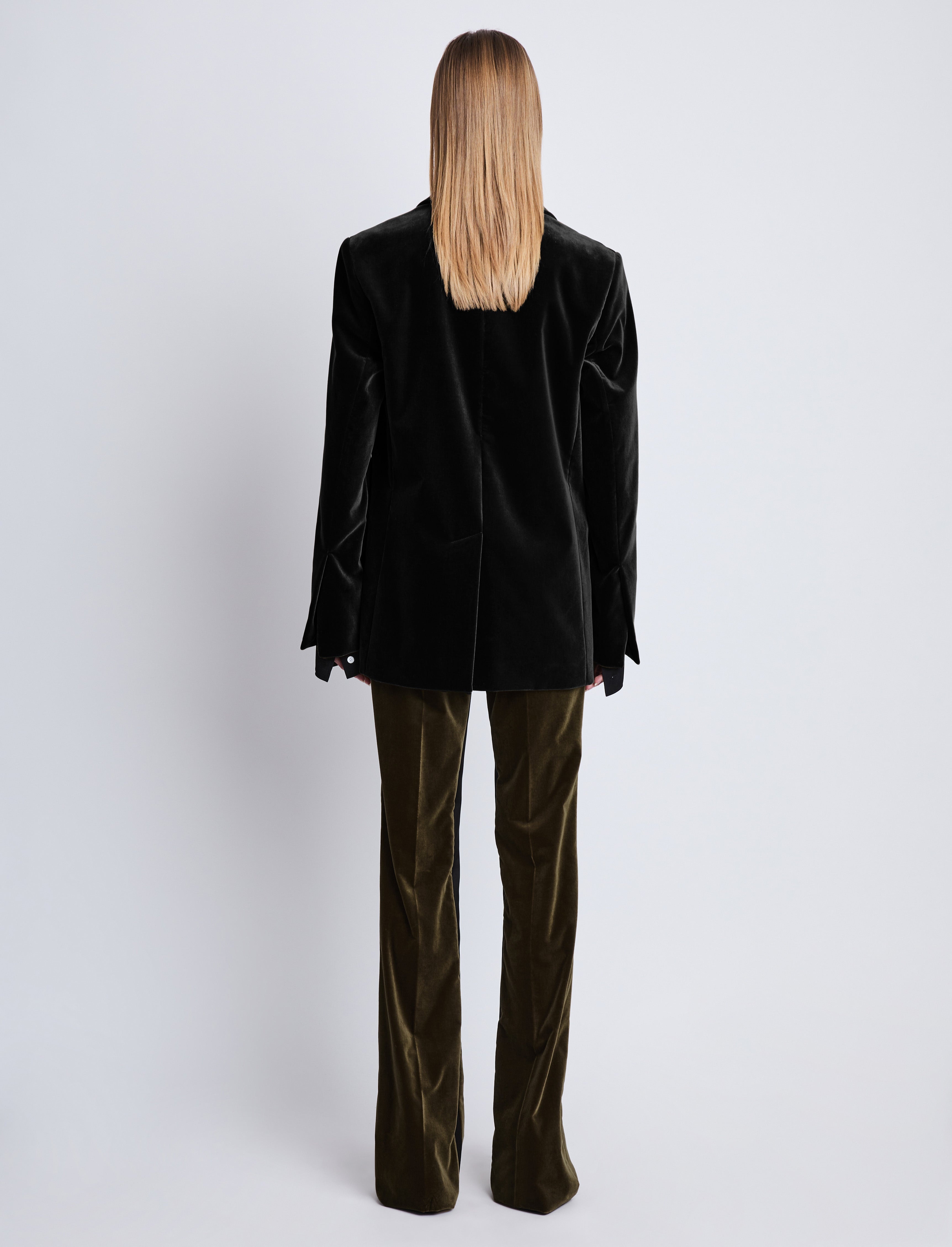 Nico Tuxedo Jacket in Velvet Suiting - 5