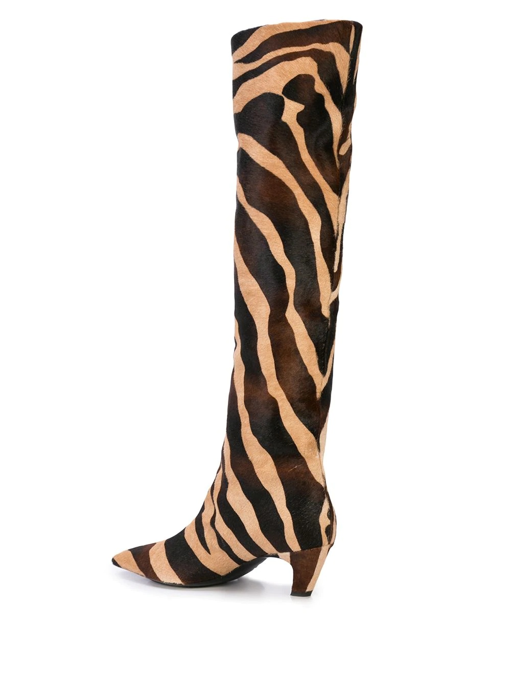 The Knee-High zebra print boots - 3