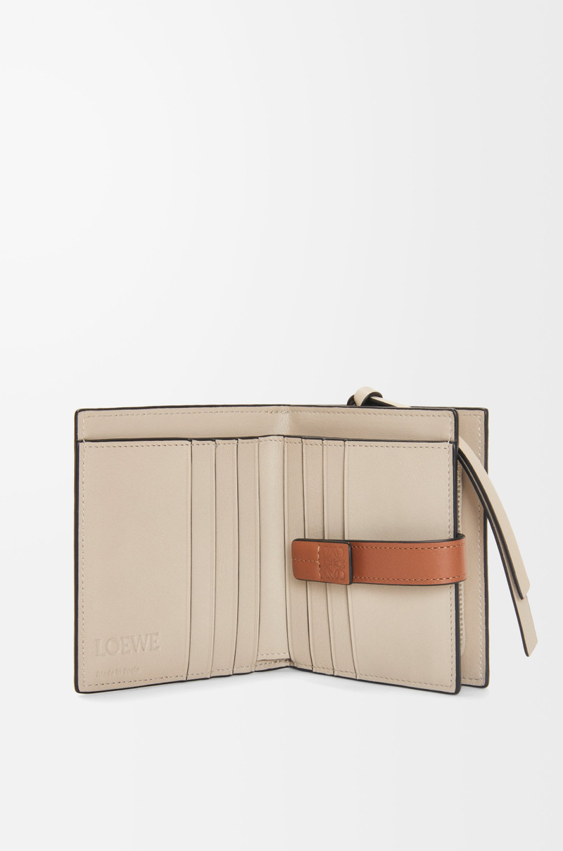 Loewe Compact zip wallet in soft grained calfskin outlook
